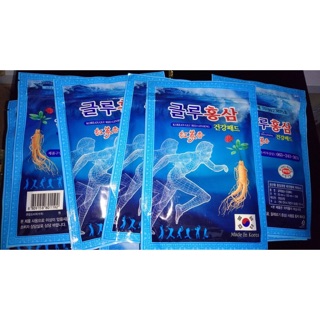 Cao dán KOREAN GLU RED GINSENG (gói: 20 miếng - Xanh)