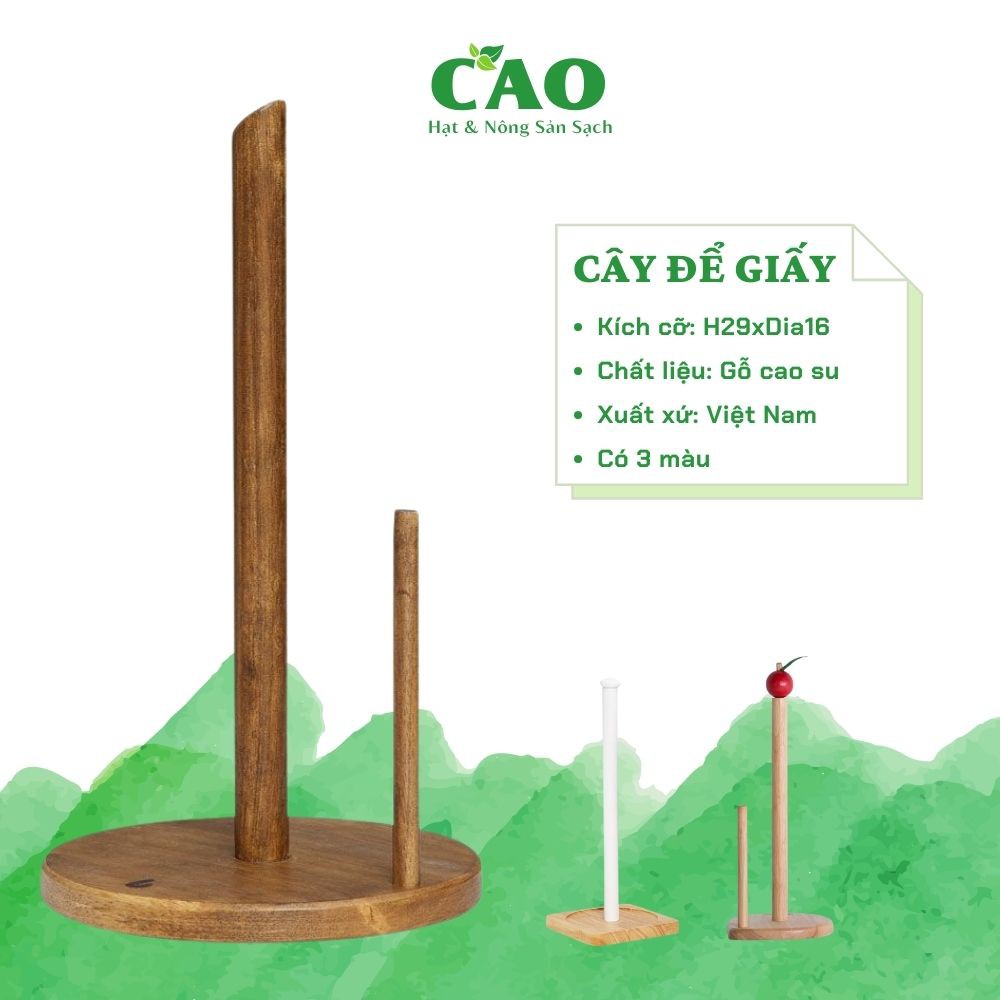 [3 MÀU] CÂY ĐỂ GIẤY CUỘN ĐẶT BÀN NHÀ BẾP