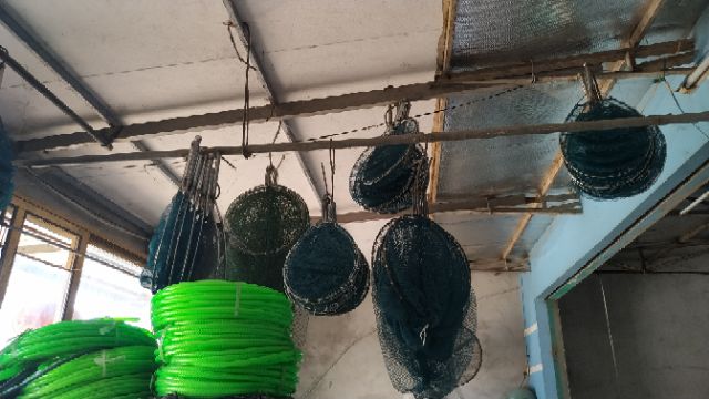 Vợt xúc cá sợi dù A15 sợi 15 khung sắt siêu bền - Thích hợp cho câu cá, vớt rác, ao hồ, thủy sản