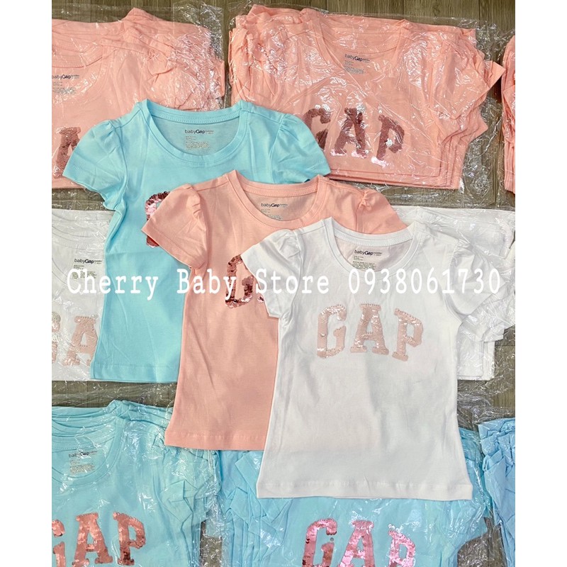 Áo ngắn tay bé gái Baby Gap