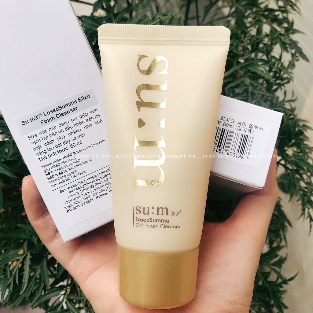 Sữa rửa mặt tái sinh da Lên men LosecSumma Elixir mới keng 60ml