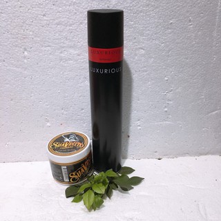 COMBO SÁP VUỐT TÓC SUAVECITO POMADE VÀ GÔM XỊT TÓC LUXURIOUS
