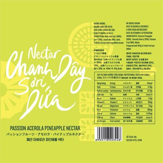 Nước ép nectar dứa, sơ ri, chanh dây Le Fruit 1L