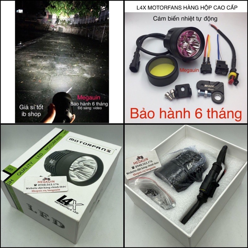 L4X cao cấp hãng MotorFans (bảo hành 6 tháng)