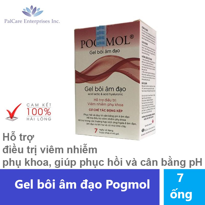 |Gel bôi âm đạo Pogmol - Hỗ trợ điều trị viêm nhiễm phụ khoa, phục hồi duy trì cân bằng PH âm đạo (Gel 4ml)