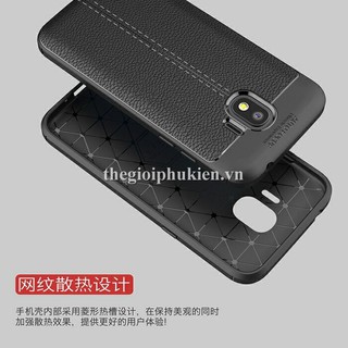 Ốp lưng SamSung Galaxy J2 Pro 2018 silicon giả da, chống sốc Auto Focus - Giá rẻ