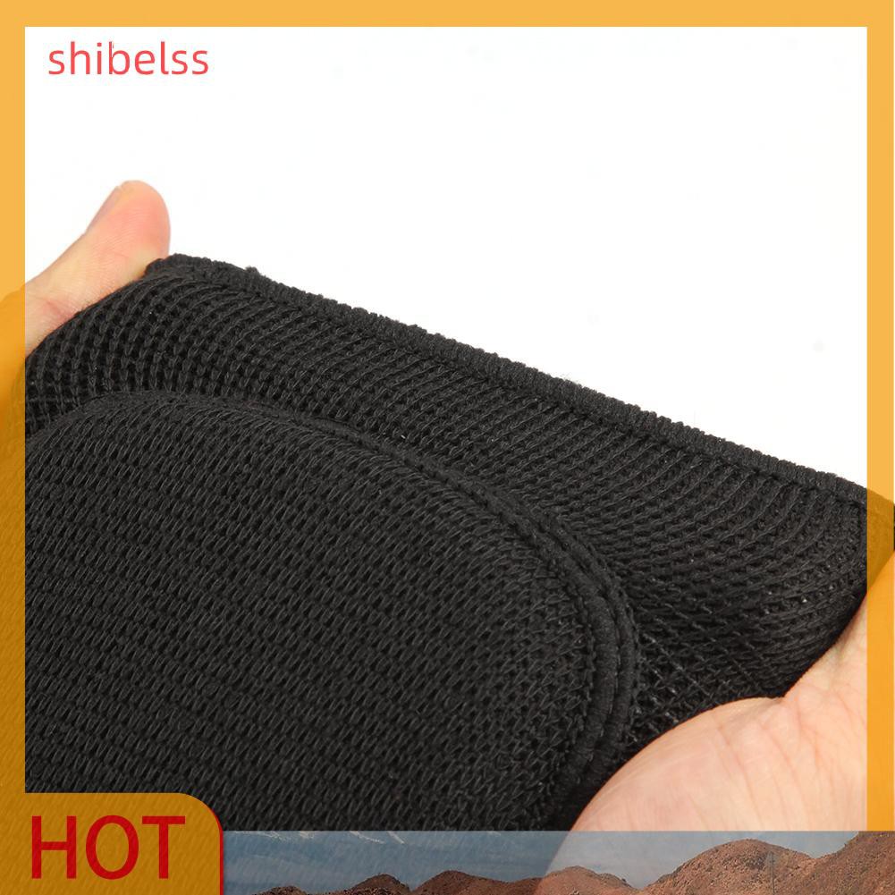 （ʚshibelss）1pair Elastic Elbow Knee Support Sports Knitted Sponge Protectors Elbow Pad