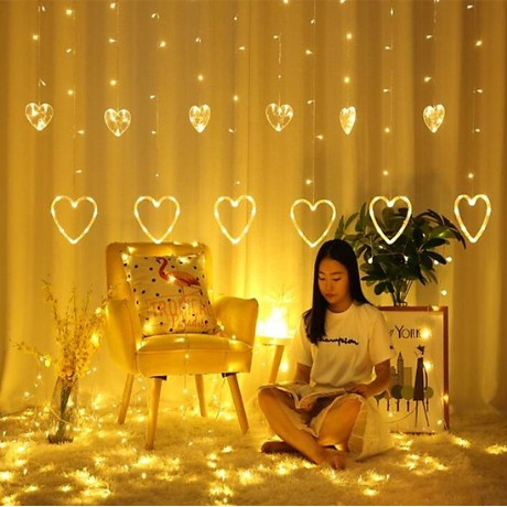 Đèn Led Trang Trí 12 Trái Tim Độc Đáo