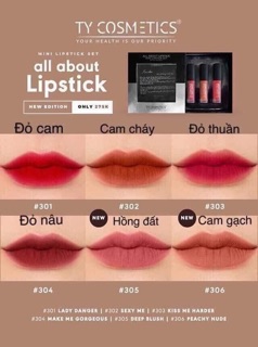 Combo son Ty cosmetics