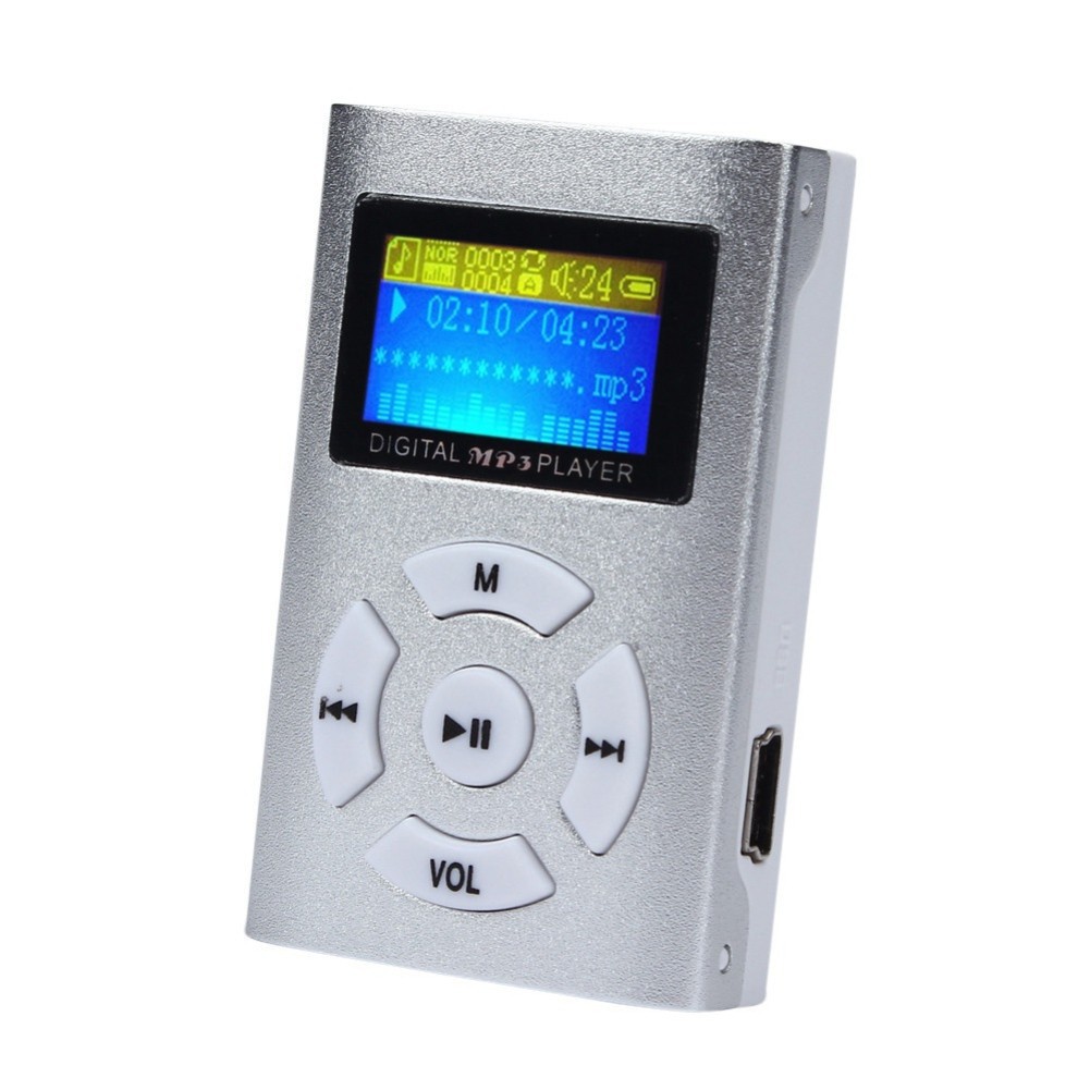 Máy MP3 cổng USB màn hình LCD hỗ trợ thẻ nhớ SD / TF