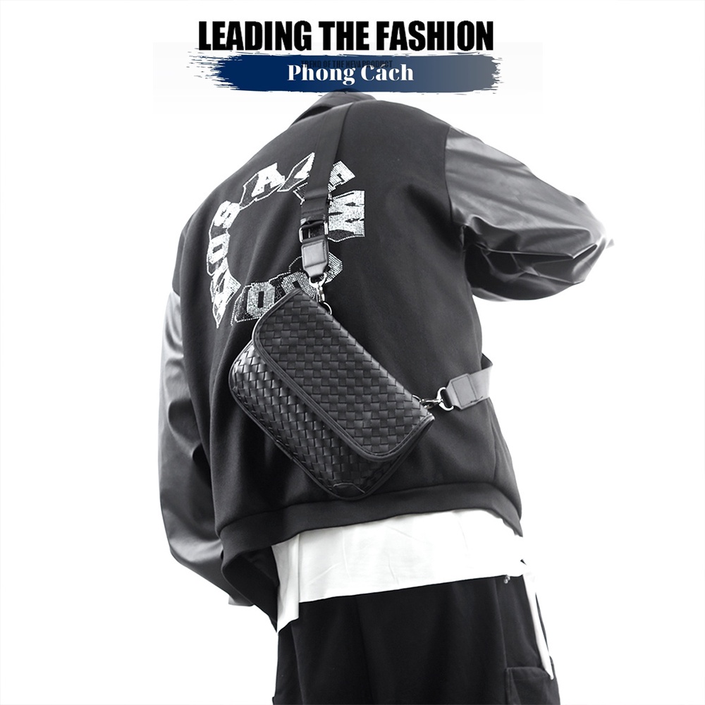 Túi Đeo Chéo Nam Túi Xách Da Thời Trang Unisex Cao Cấp Slingbag Siêu Tiện Lợi Cá Tính TX23
