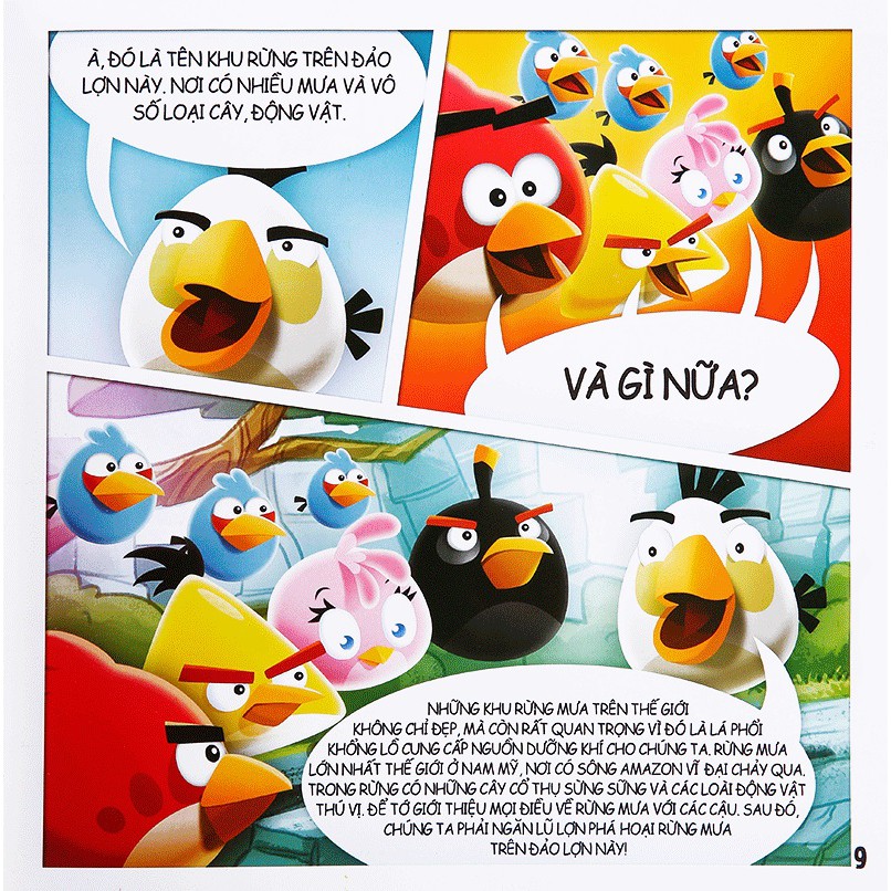 Sách - Angry Birds - Bách Khoa Toàn Thư Về Rừng Mưa Nhiệt Đới