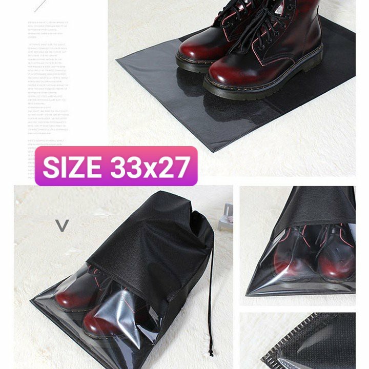 Túi Đựng Giày Dép Tện Lợi - Chống Bụi - Chống Nước - Size To - Tiện Lợi Đi Du Lịch