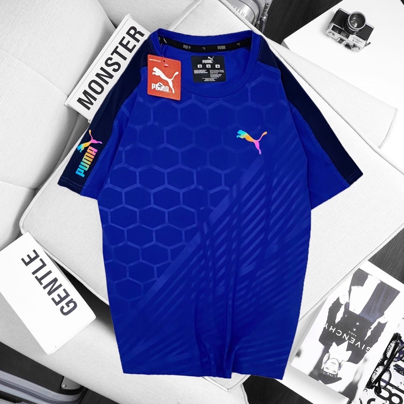 (HÀNG TẶNG KHÔNG BÁN ) Áo Thun Nam Thể Thao tay ngắn Cổ Tròn thun lạnh logo phản quang 7 màuAN004 - TYM FASHION