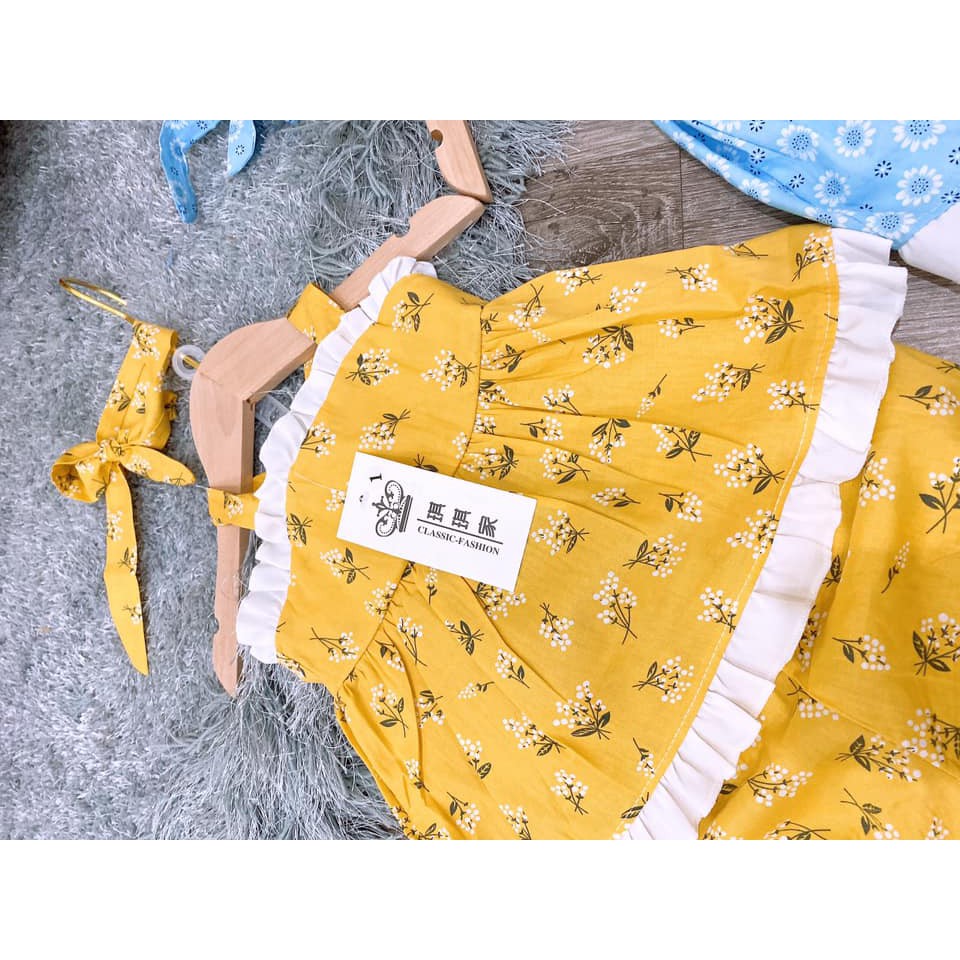 Bộ 2 dây hoa nhí kèm tuban xinh yêu cho bé gái - BHTB