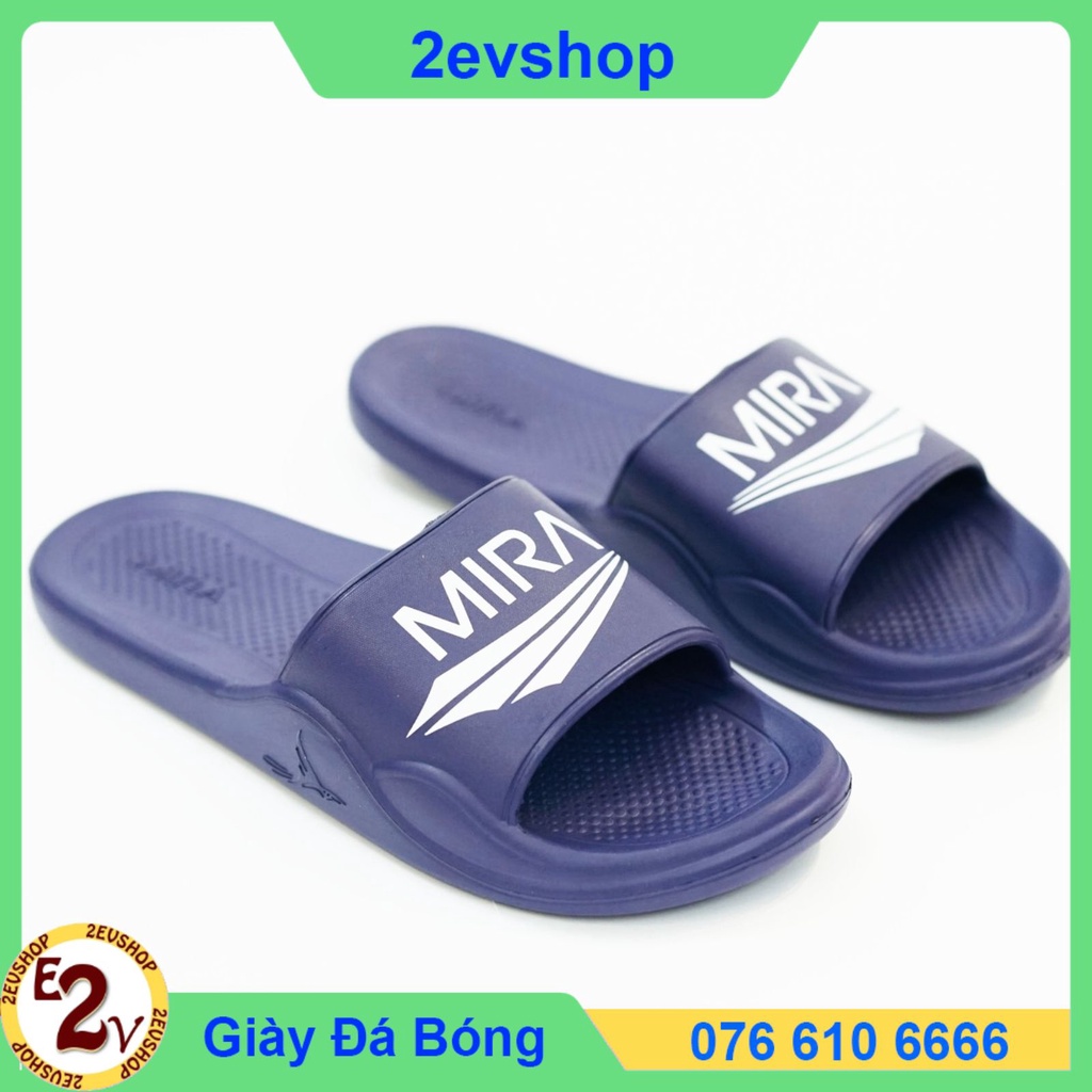 Dép quai ngang độc đáo Mira Tím Than basic thể thao nam bán chạy - 2EVSHOP