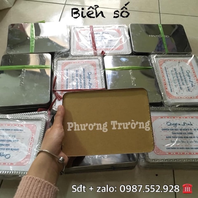 Biền số xe chống nước