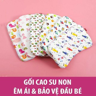 Gối cao su non chống móp đầu cho bé