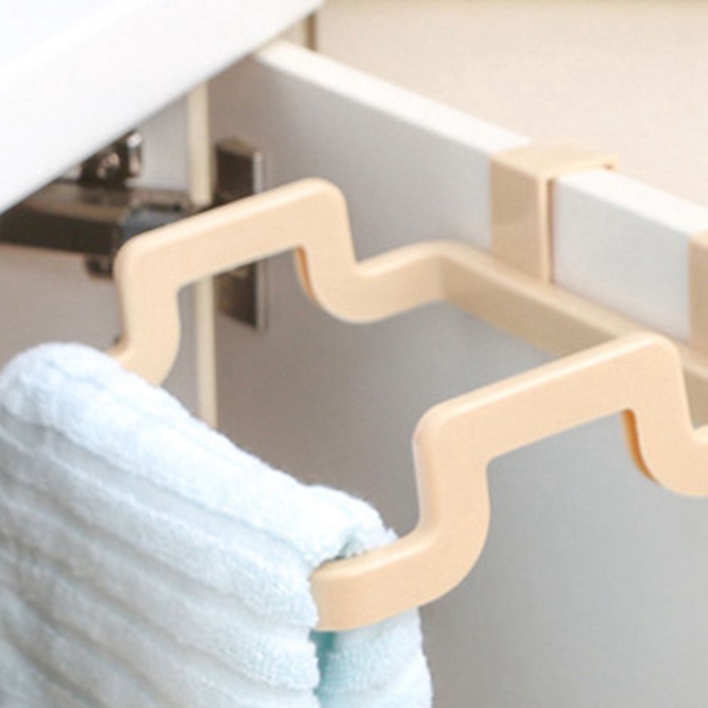 Giá treo túi rác gắn tủ đa năng bằng nhựa nhiều màu kích thước 18x13.5cm