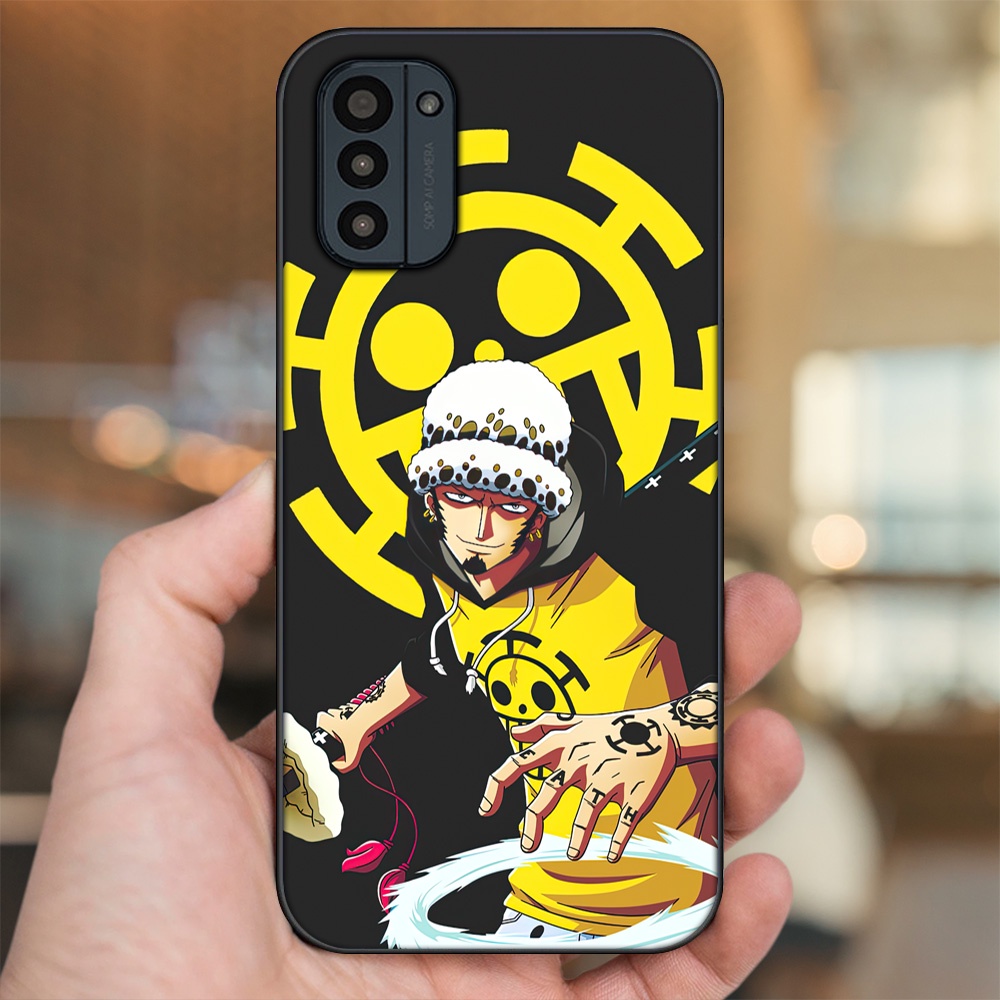 Ốp lưng Nokia G21 viền đen in hình Law One Piece