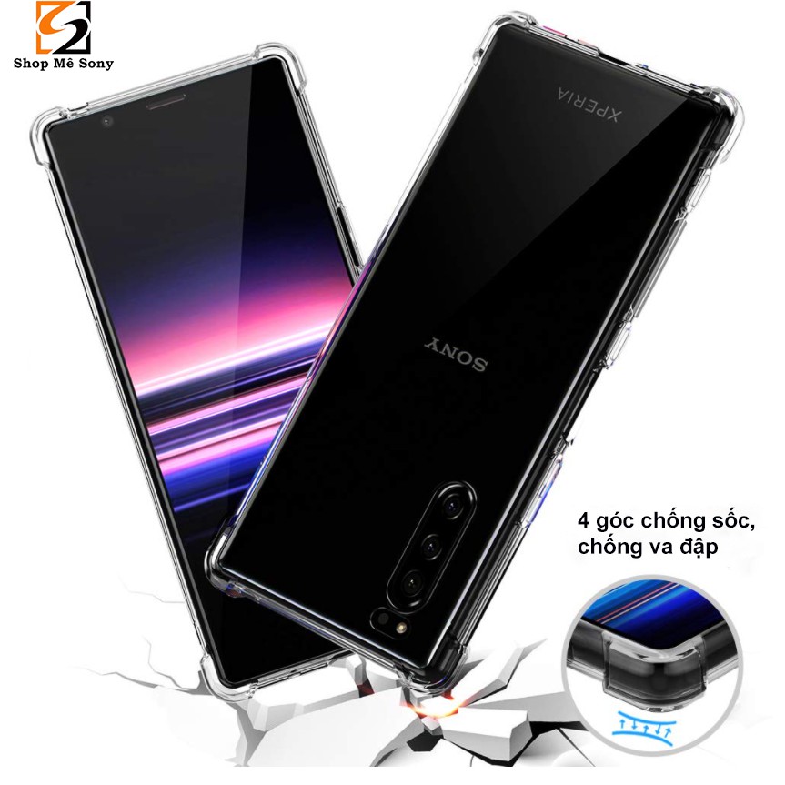 Ốp trong suốt chống sốc Sony Xperia 1II/1/5/5II/10II/XZ3/XZ2/XZ2P/XZP/XZ1/XZ1C/XZS/XA2/XA1/XP