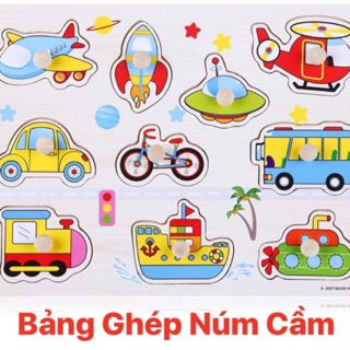 Bảng Núm Gỗ Cho Bé