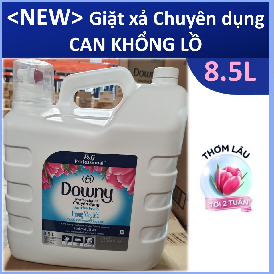 Nước xả vải Downy Chuyên dụng Nắng mai Can khổng lồ 8.5L