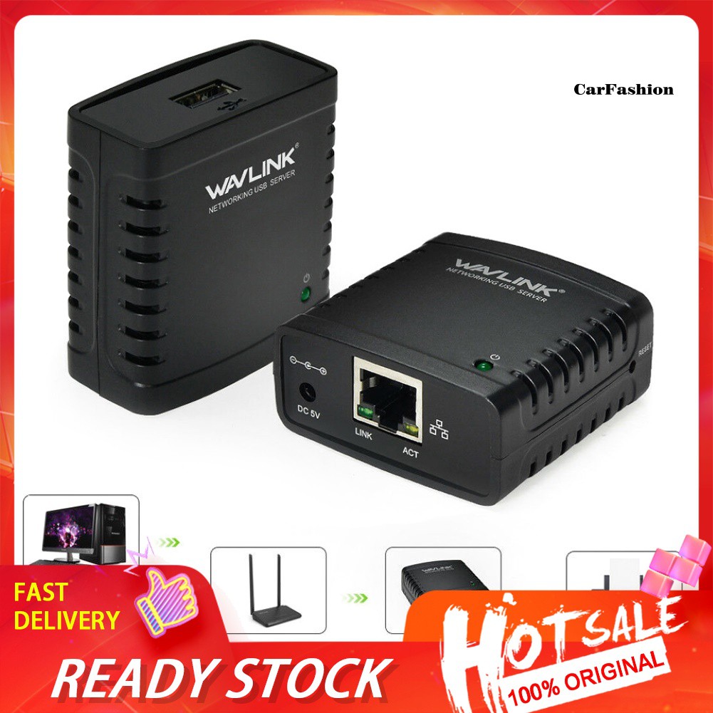 【crs】USB 2.0 Printer Network TCP/IP LPR Print Server Share LAN Networking Adapter