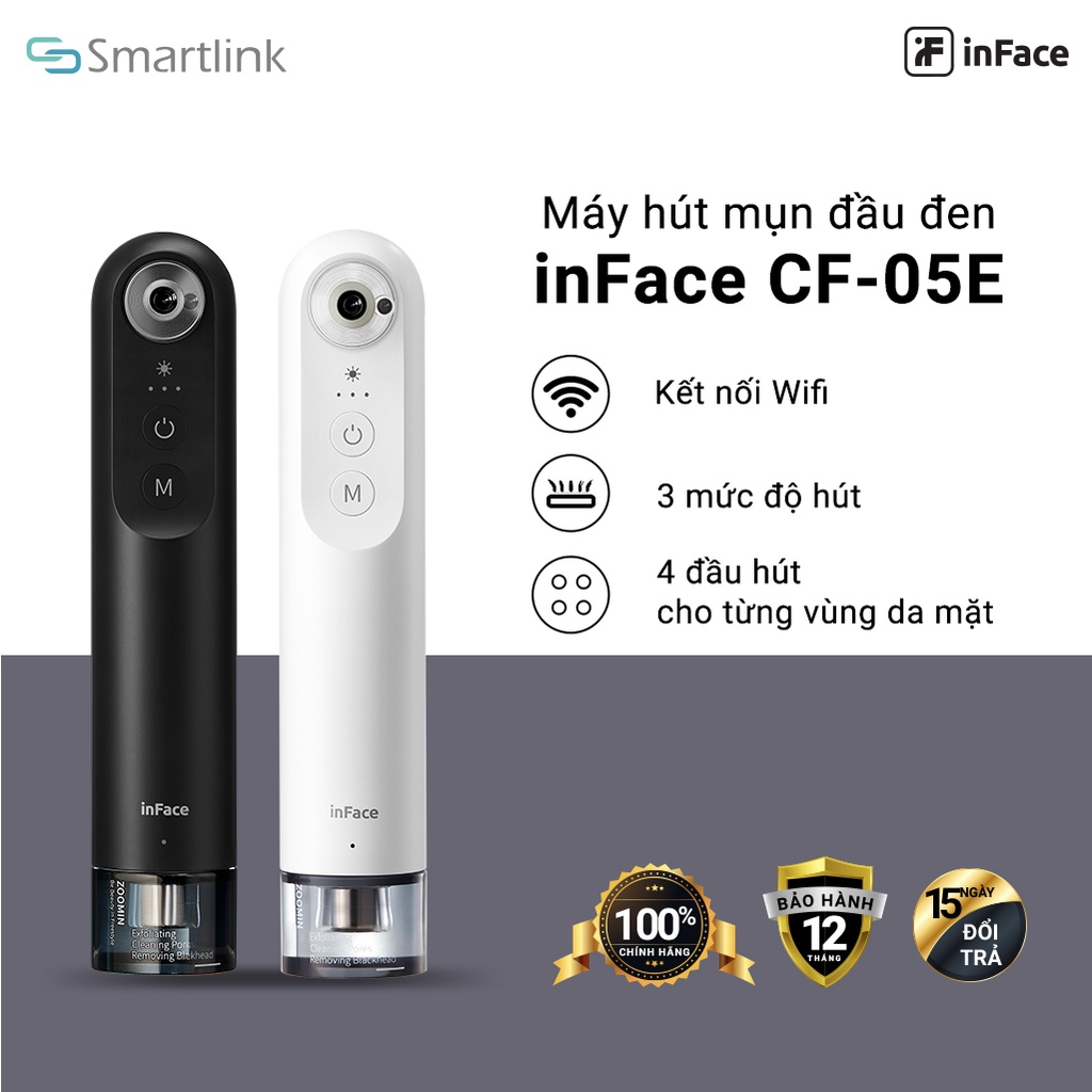 Máy Hút Mụn Đầu Đen Kết Nối App inFace Visual Blackhead Remover CF-05E