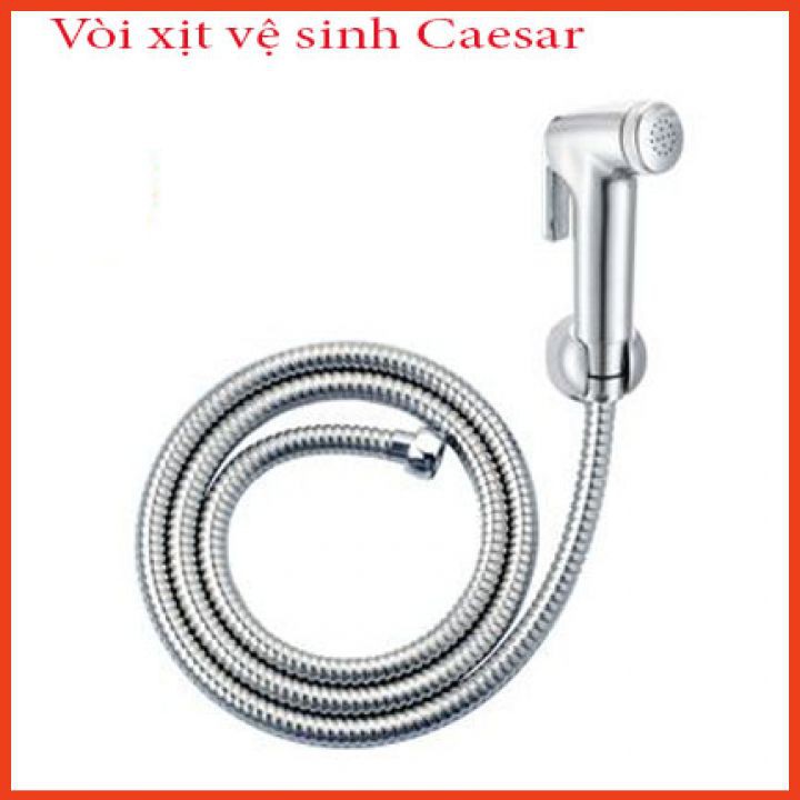 Vòi xịt vệ sinh toilet Caesar chính hãng, vòi xịt vệ sinh