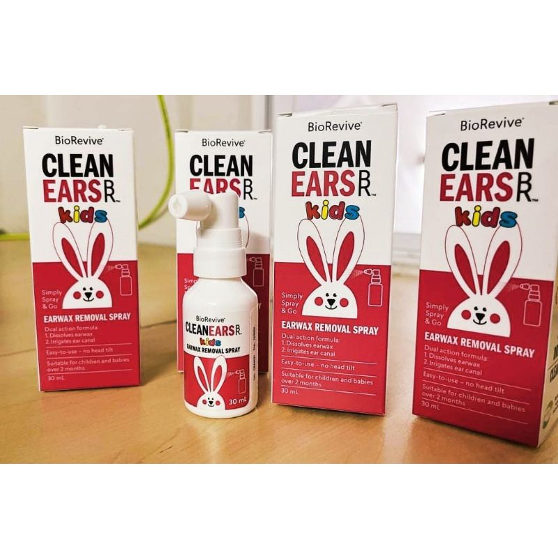 Xịt tan ráy tai cho bé Creanears Kisd 30ml Úc,hỗ trợ làm tan ráy tai cho bé từ 2 tháng tuổi