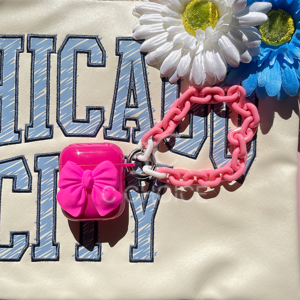 Vỏ bảo vệ hộp sạc tai nghe họa tiết trái tim phong cách Hàn Quốc dễ thương cho compatible for airpods 2 / pro / 3