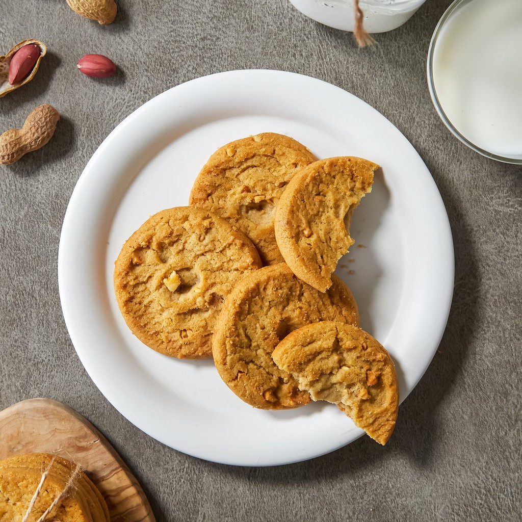 Bánh Quy Nhân Đậu Phộng No Brand Gói 283G