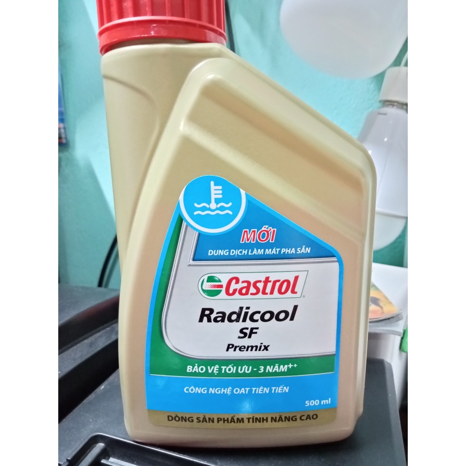 Nước Làm Mát Động Cơ Castrol bảo vệ két nước 500ML Nước Mát Xe Tay Ga và Tay Côn [Giá hủy diệt]