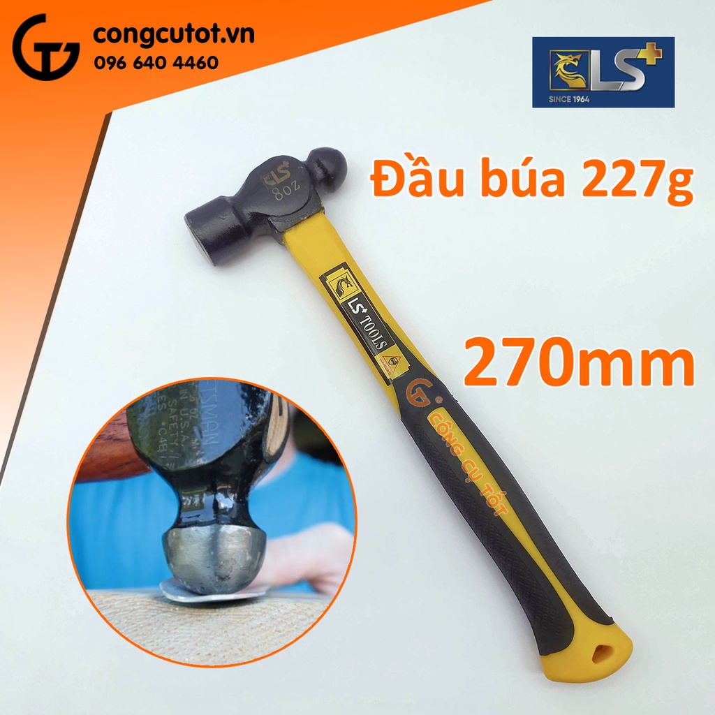 Búa bi cán nhựa 270mm nặng 227g