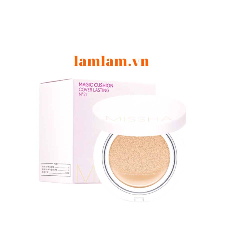 Phấn Nước Missha Magic Cushion Cover lasting SPF50+ Pa+++