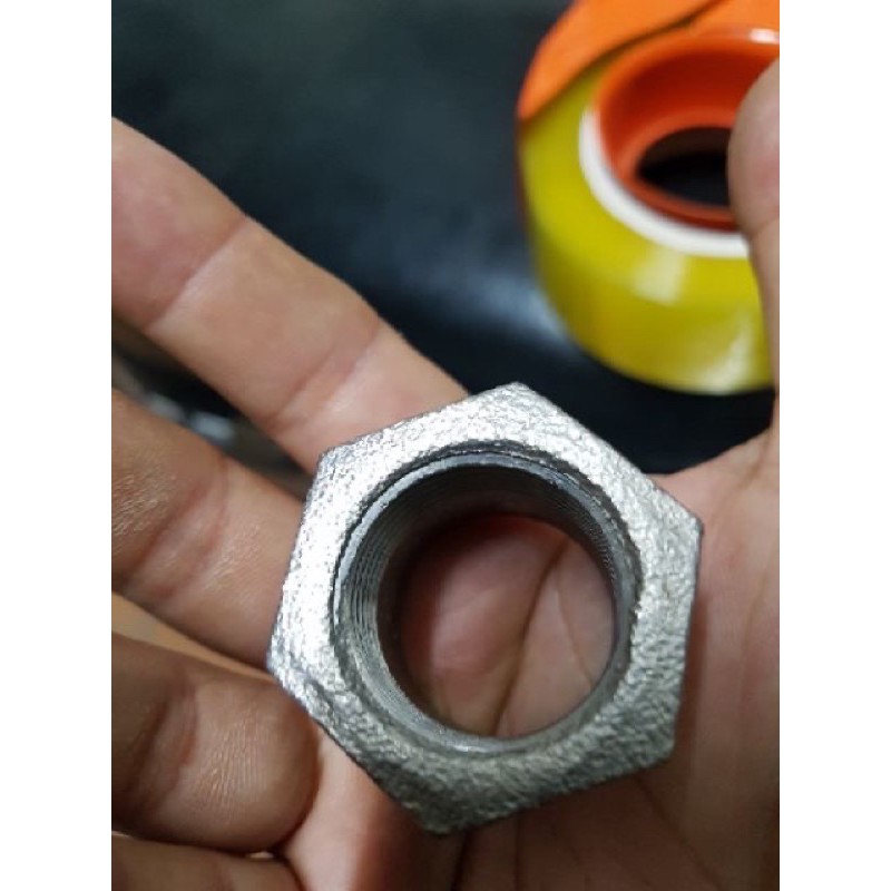 Nối thẳng ren ngoài 27 ren trong 21 inox