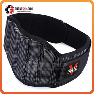 Đai lưng tập gym xốp bọt biển êm, mềm, chắc bản to Valeo CGK-303 Deadlift Squat an toàn, bảo vệ cột sống