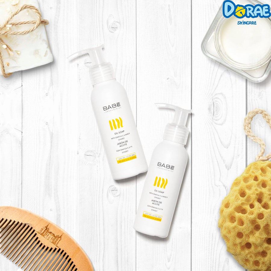 ✅ Sữa tắm làm mềm và dịu da cho da khô, chàm, kích ứng Babe Oil Soap