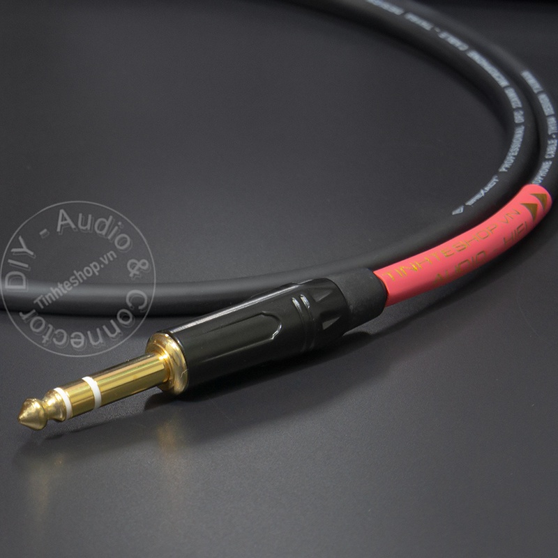 Dây 6ly TRS sang canon DIY dài 0.5 mét đến 5 mét - Cáp XLR cái sang 6.5mm stereo