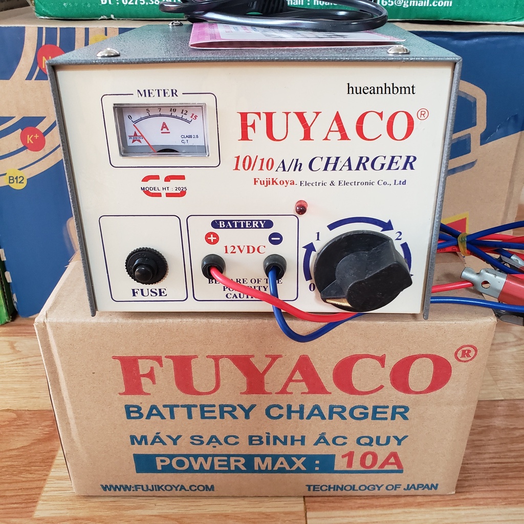 Máy xạc bình ắc quy FUYACO - POWER MAX 10A