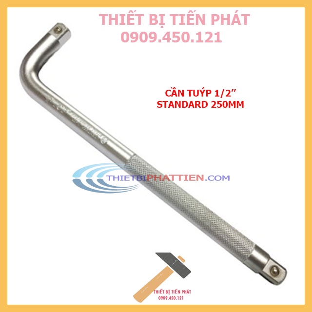 Cần Tuýp L 2 Đầu 1/2'' STANDARD Dài 25cm Thép Cao Cấp (Chính Hãng)