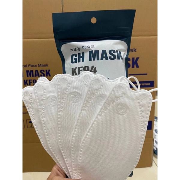 50 Chiếc Khẩu Trang KF94 GH MASK Kháng Khuẩn Chống Bụi Cao Cấp