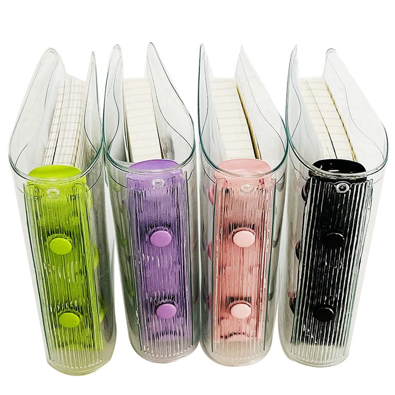 Bộ 4 Vỏ Bọc Trong Suốt Mini 3 Vòng Và 12 Túi Đựng Tiện Dụng