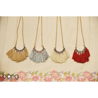 Dây chuyền tua rua phong cách Boho - bông Accessories