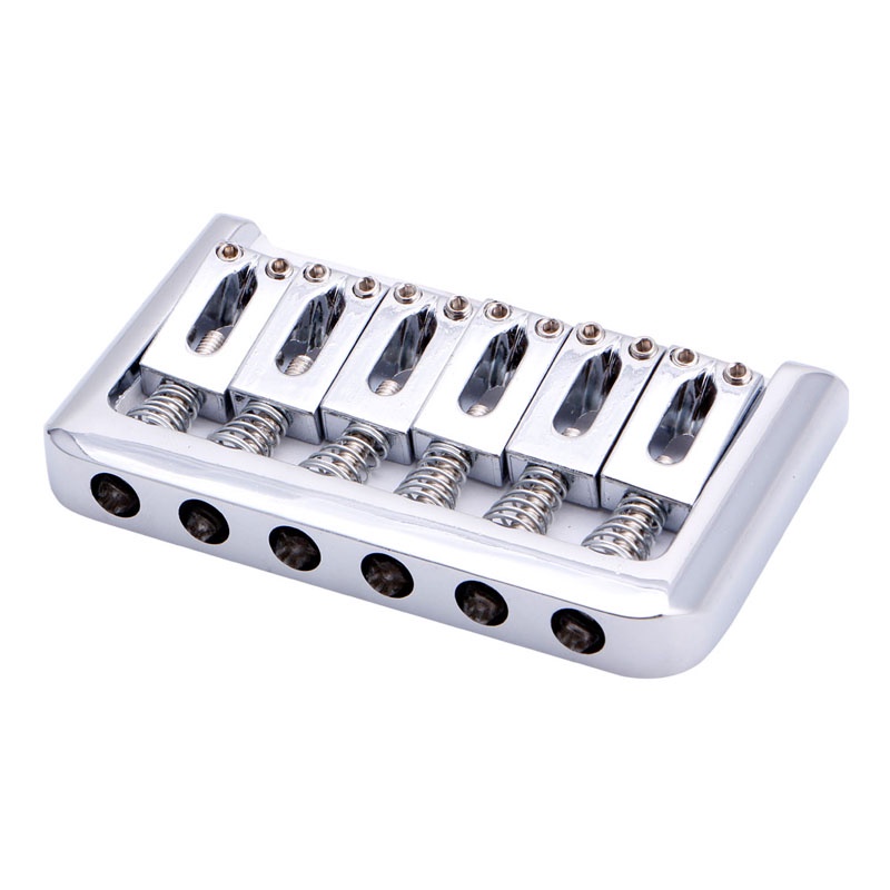 Cầu Đàn 6 Dây Bằng Chrome Mary Cứng Cáp Chuyên Dụng Cho Guitar Điện