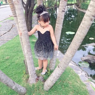 Đầm kim tuyết bao lung linh luôn