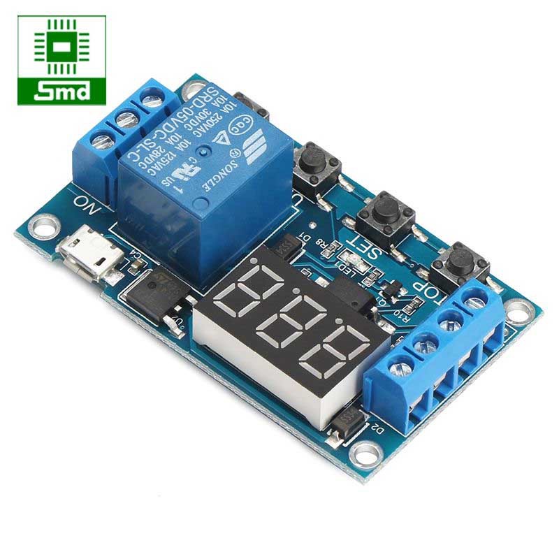 Module timer 1 relay có hiển thị, module định thời