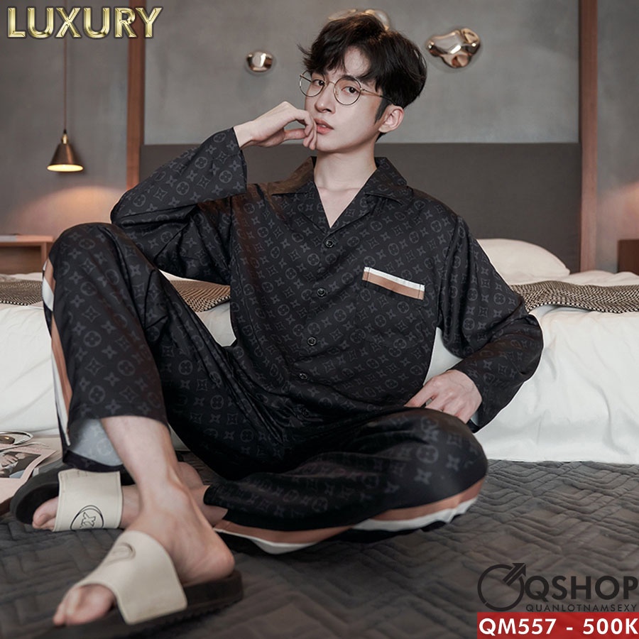 Bộ đồ pijama nam luxury lụa mềm mại QSHOP QM557