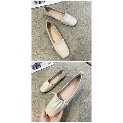 Giày Búp Bê Mũi Vuông Đế Mềm Thoải Mái Size 35-43 41 Thời Trang Mùa Thu Cho Nữ